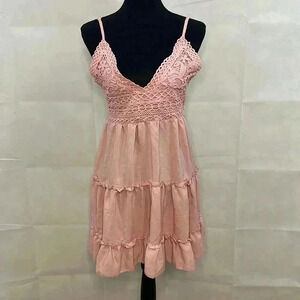 Charlie Charlie Charlotte Open Back Ruffle Mini Sundress